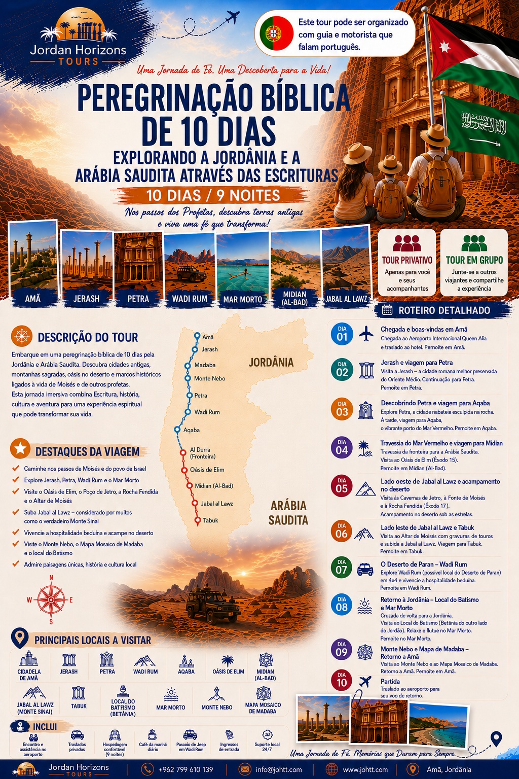 Tour-Peregrinação-Bíblica-10-Dias-Jordânia-Arábia Saudita